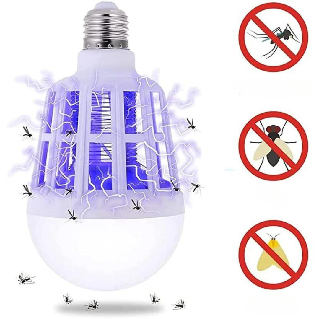 Lâmpada Mata Mosquito Multifuncional Com Luz 15w